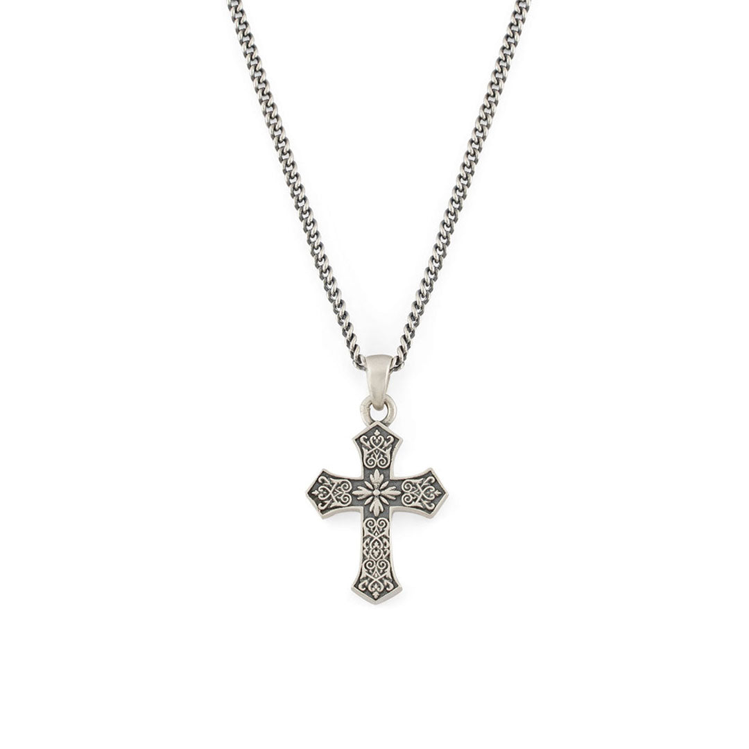 Shops Silver Cross Necklace