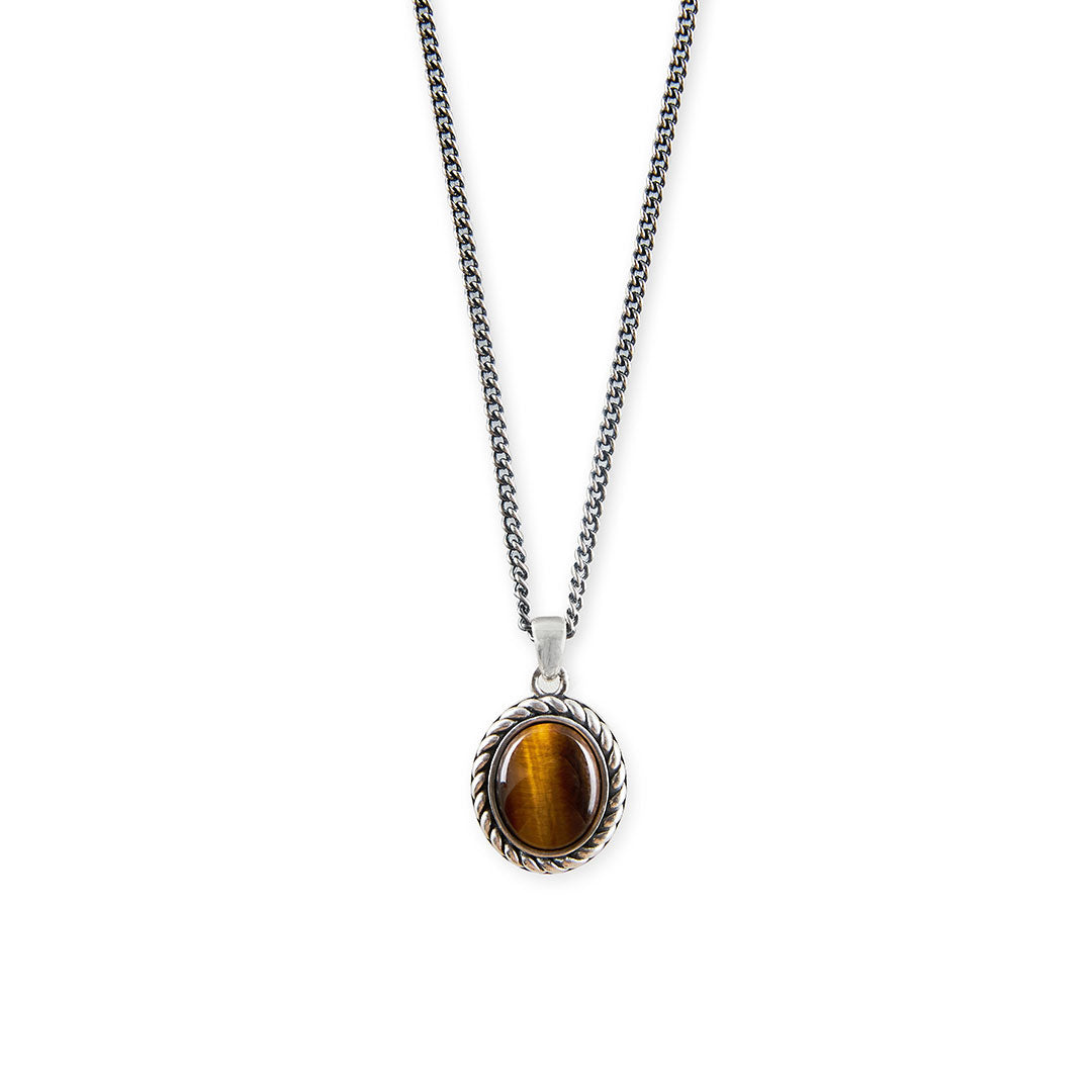 Paparazzi tiger eye deals necklace