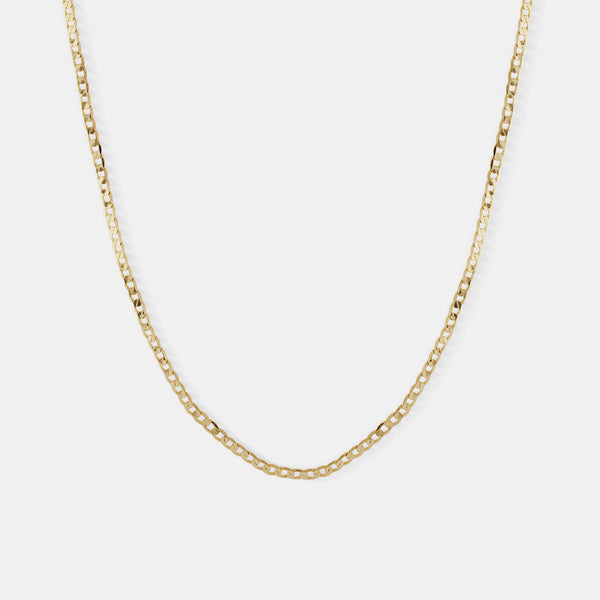 Gold Flat Cuban Chain