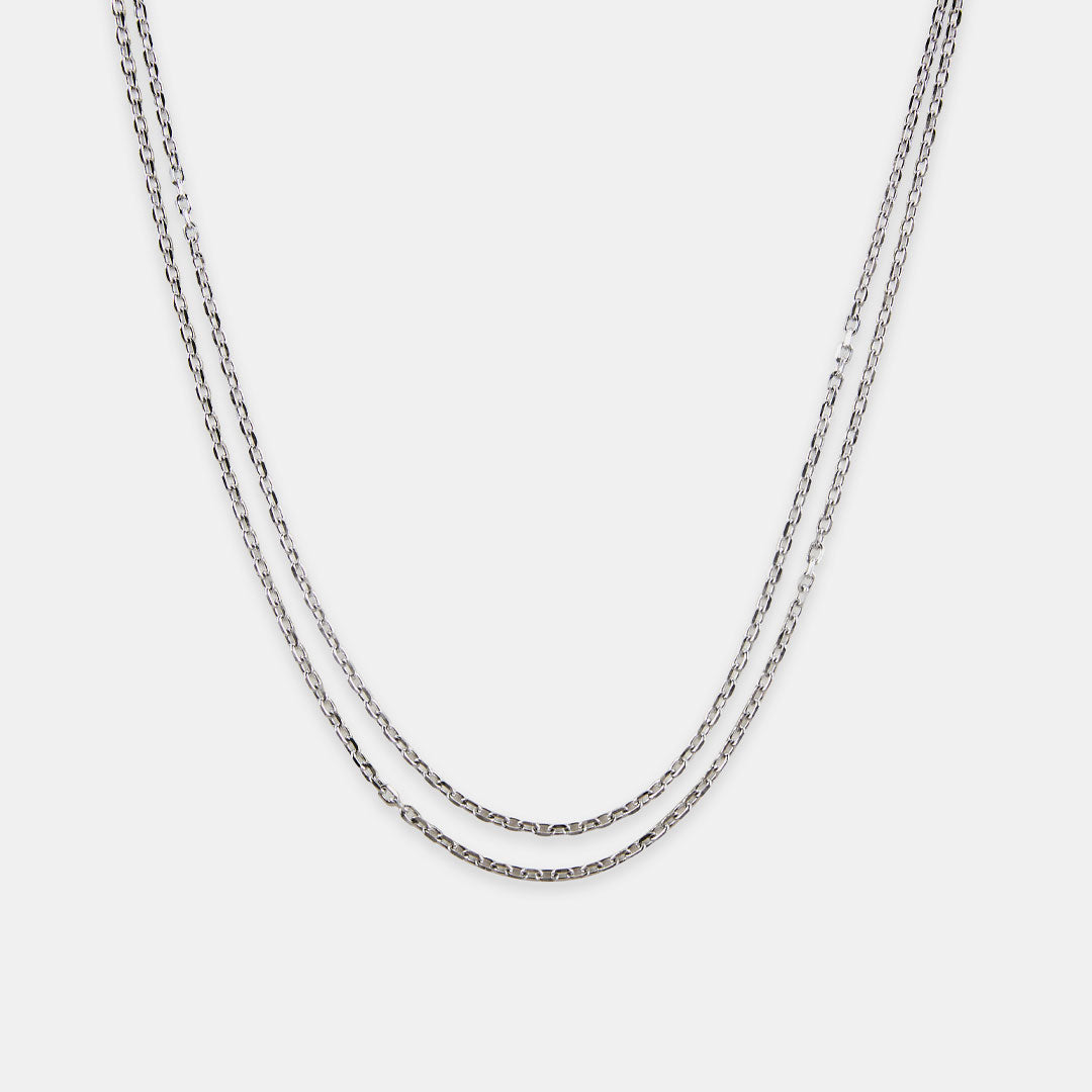 Belcher chain silver on sale mens