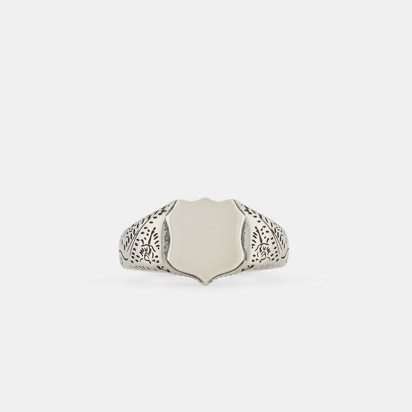 Silver Shield Ring