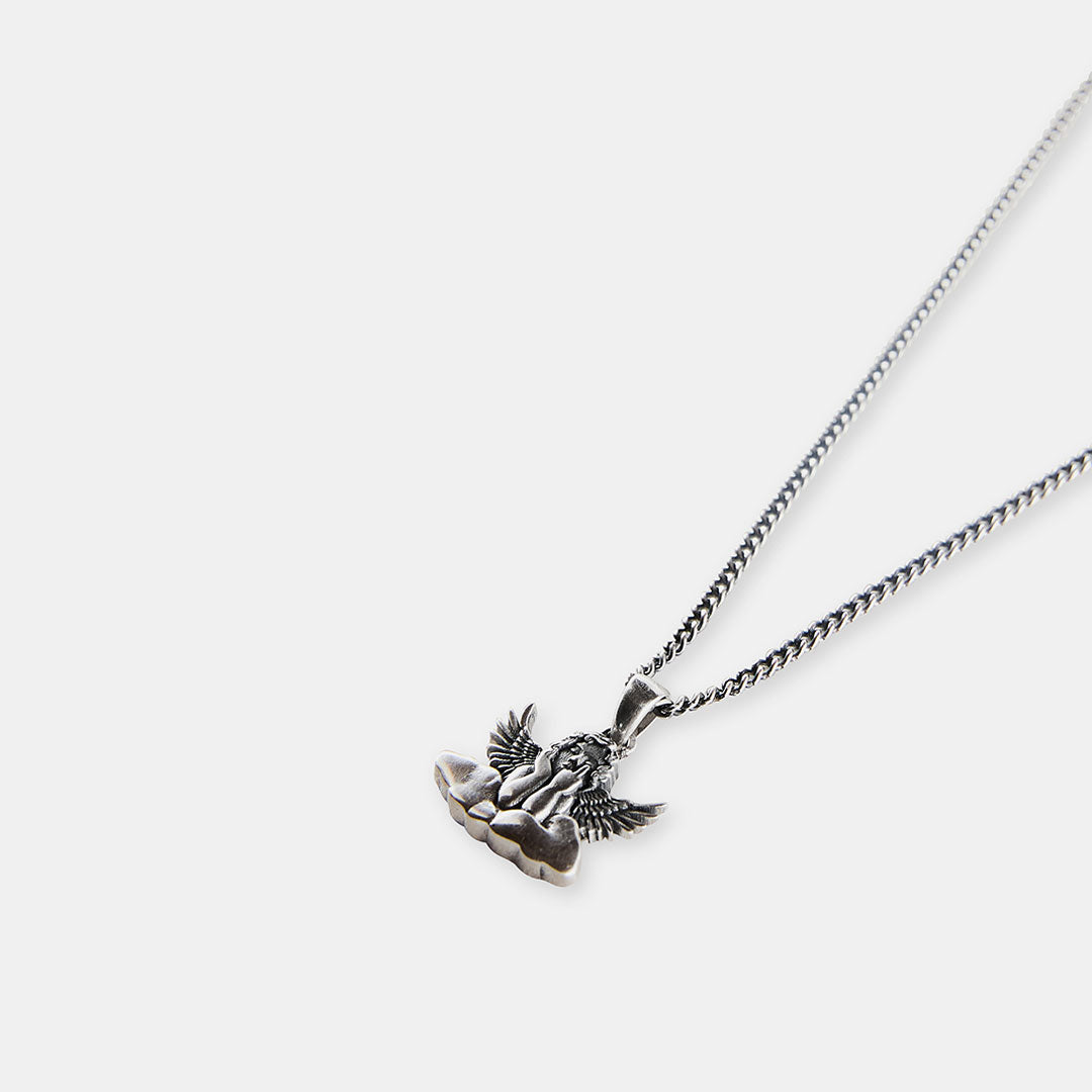 Silver Minimal Hallmark Necklace – SergeDeNimes US