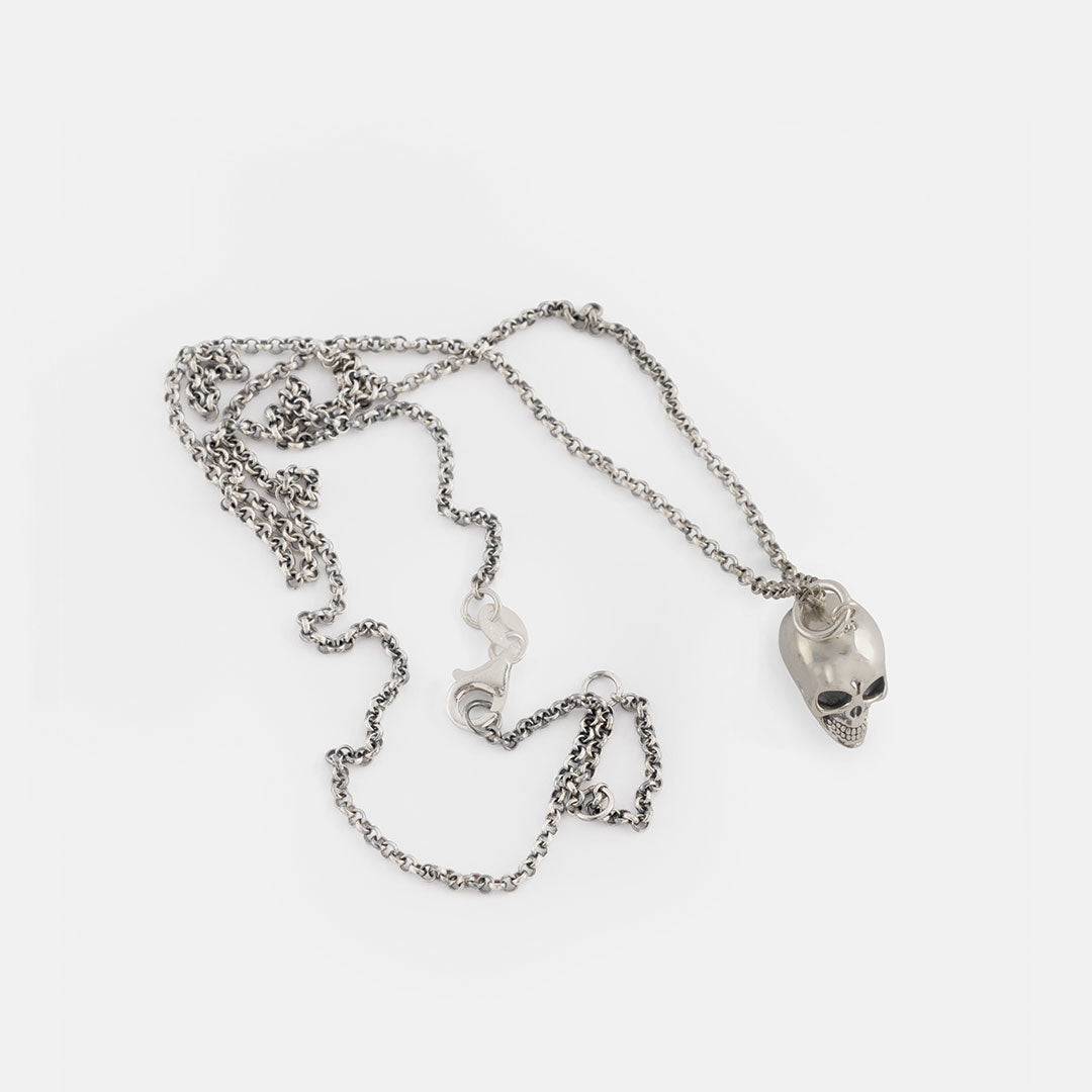 Silver deals skull chain