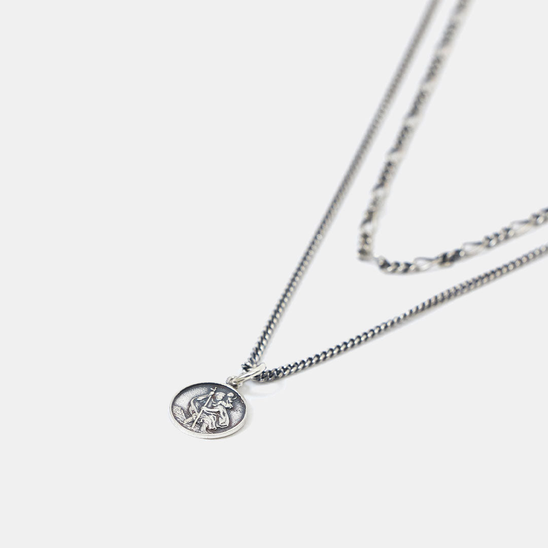 Serge Denimes Silver Minimal Hallmark Necklace | Silver | S-MIN-NEC
