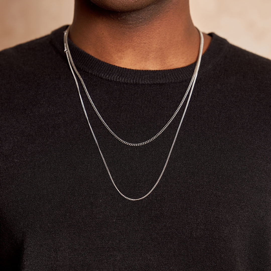 Serge Denimes Neck Chain With Lyra Pendant In Silver | ModeSens