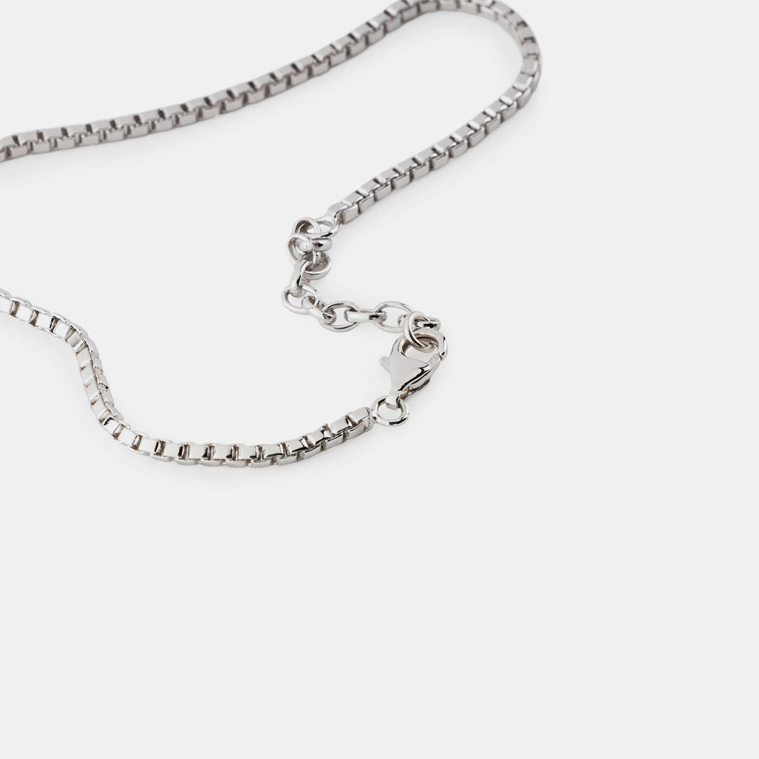 Silver box chain on sale mens