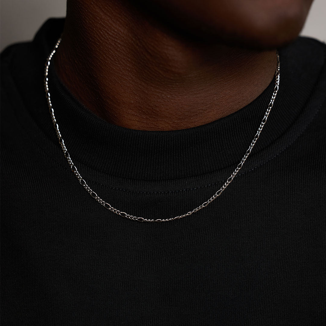 Silver Vitruvian Man Necklace – SergeDeNimes US