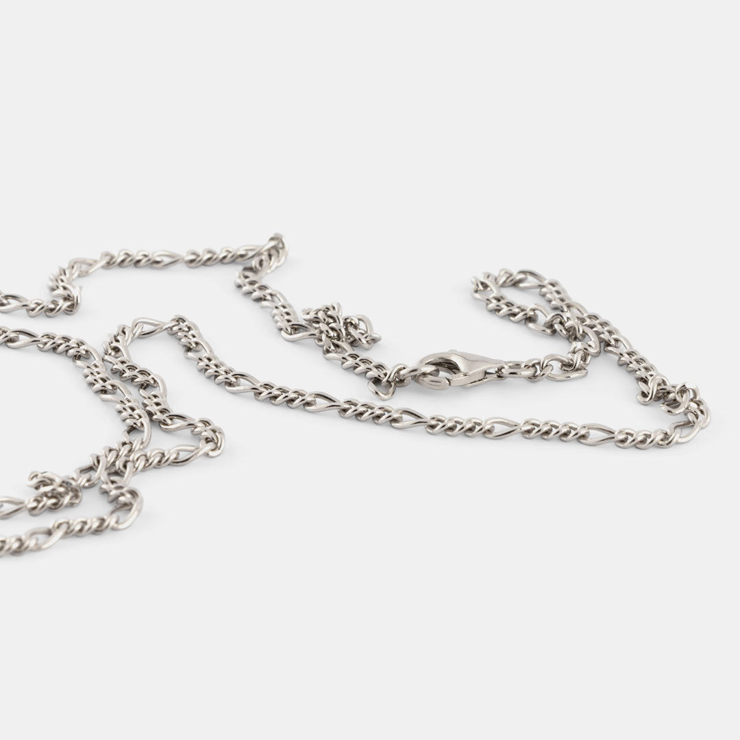 Stainless steel figaro on sale necklace