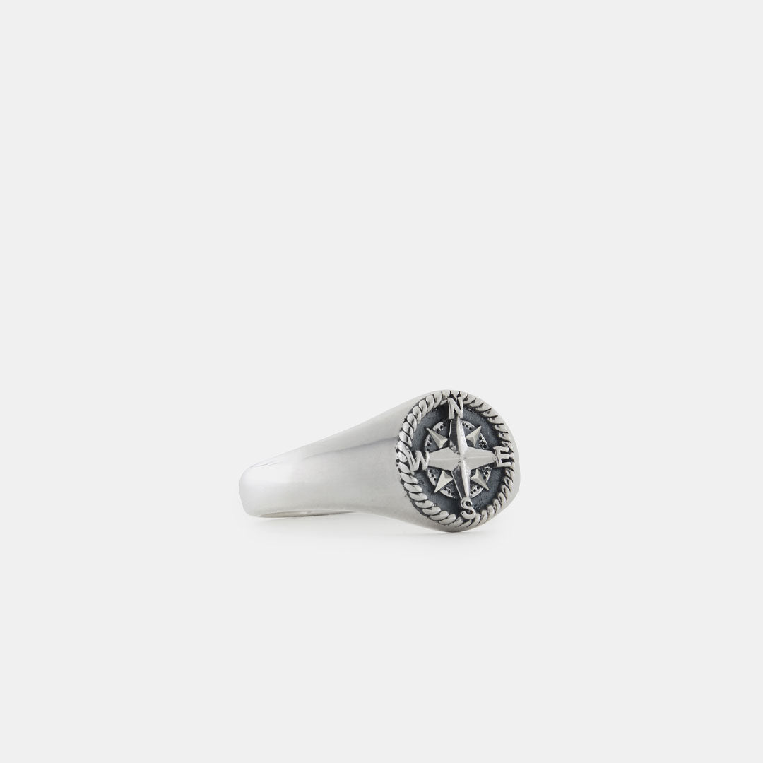 Silver Journey Ring Product Shot 2 Grey