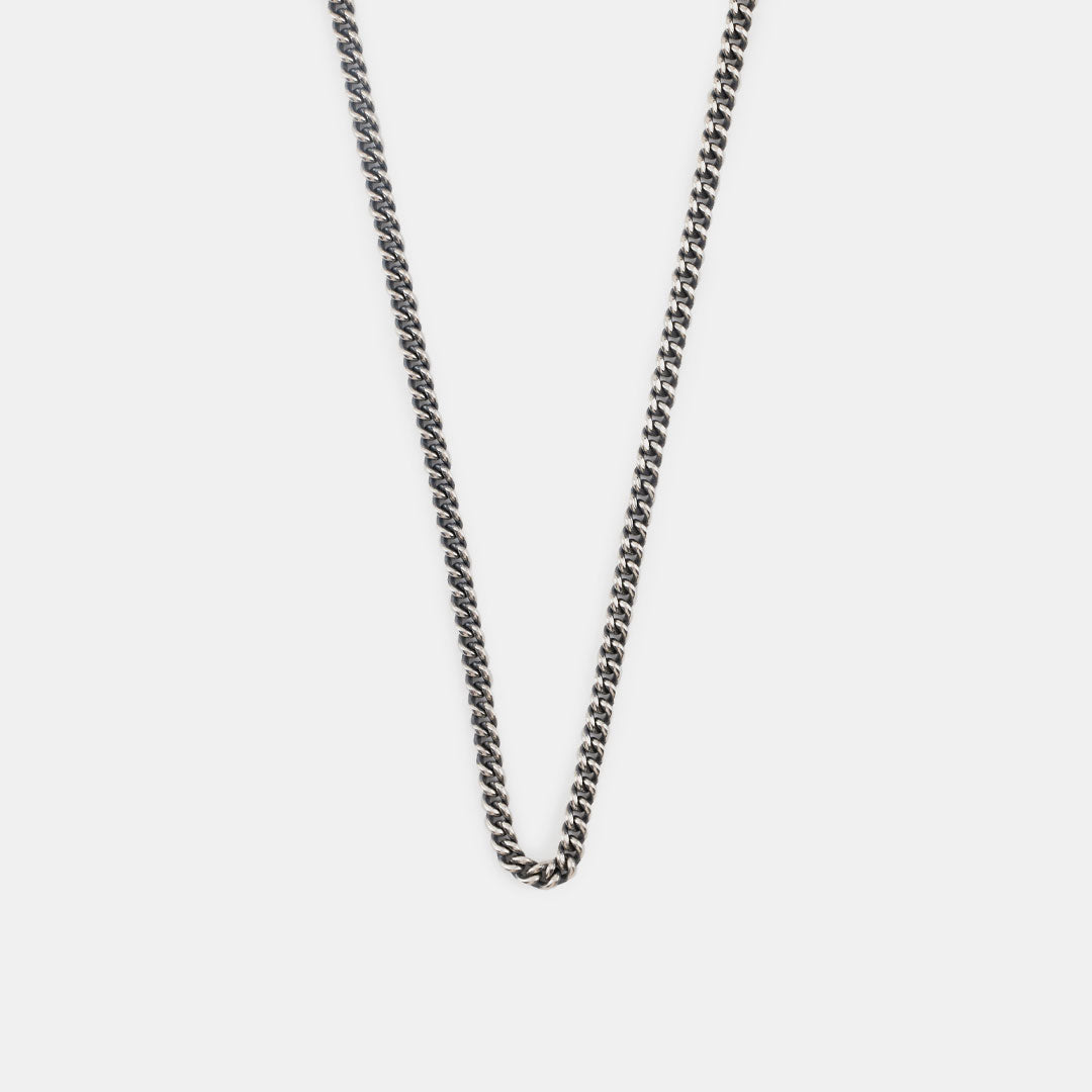 Oxidized silver chain on sale necklace