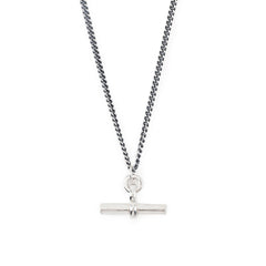 Silver T Bar Necklace – Serge DeNimes