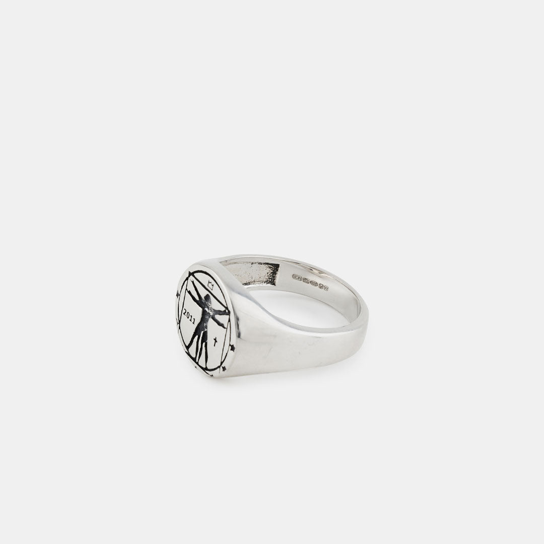 Serge DeNimes Men's Bamboo Ring - 925 Sterling Silver